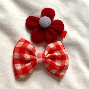 Handmade girls hair clips